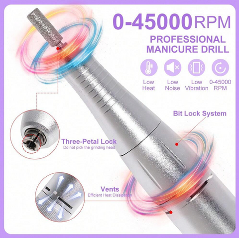 Precision 45,000 RPM Starter Nail E-File