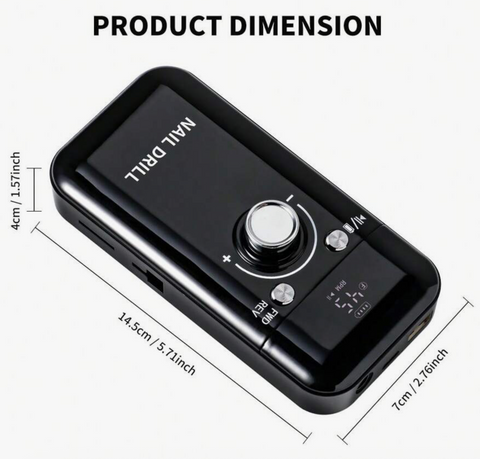 Precision 45,000 RPM Starter Nail E-File