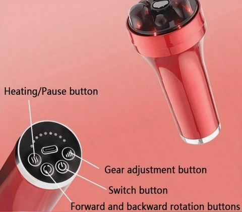 Red Light Handheld Abdominal Massager