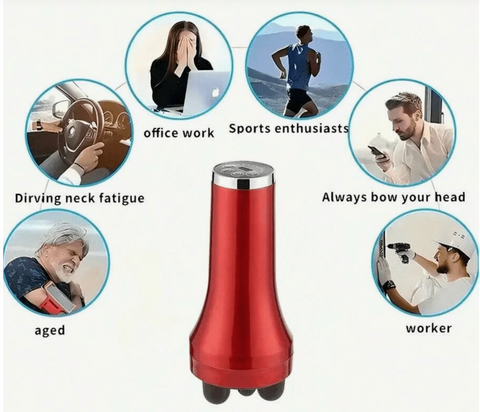 Red Light Handheld Abdominal Massager