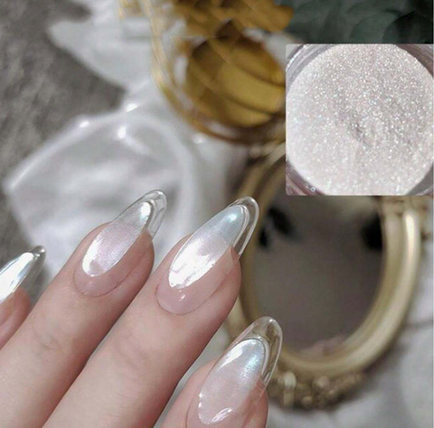Pearl White Chrome Powder