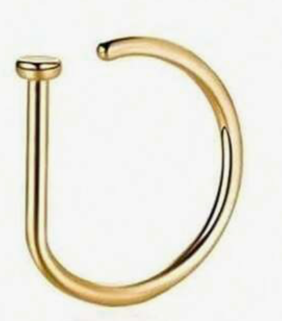 Nose Piercing Ring (clip)