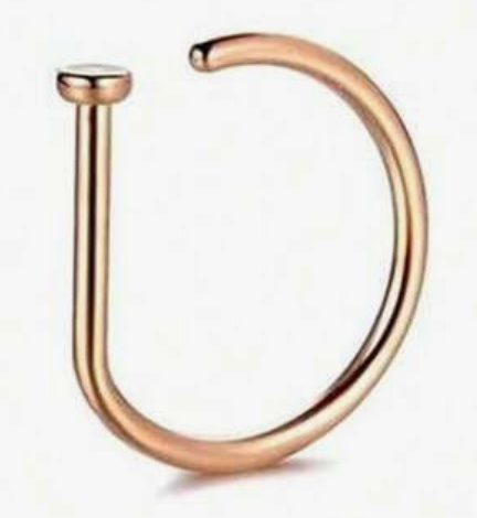 Nose Piercing Ring (clip)