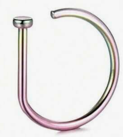 Nose Piercing Ring (clip)