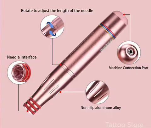 Charmant II PMU & Tiny Tattoo Machine (Pink)