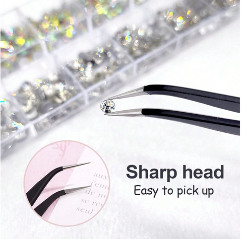 Rhinestone Clear & AB Assorted Set Sizes