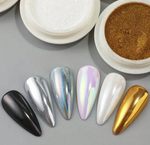 Chrome Powder Set - 6 Piece