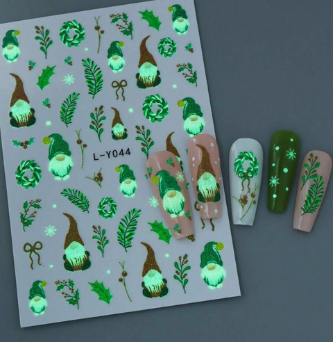 Luminous Glowing Christmas Decals