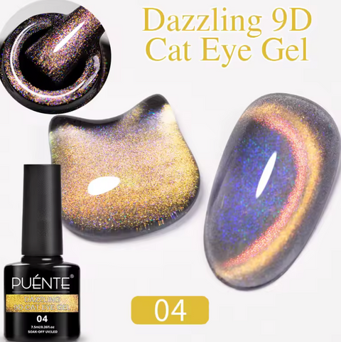 Dazzling 9D Flashing Magnetic Gel