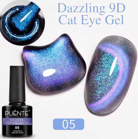 Dazzling 9D Flashing Magnetic Gel