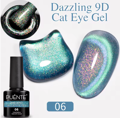 Dazzling 9D Flashing Magnetic Gel