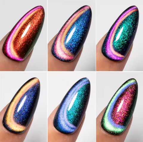 Dazzling 9D Flashing Magnetic Gel