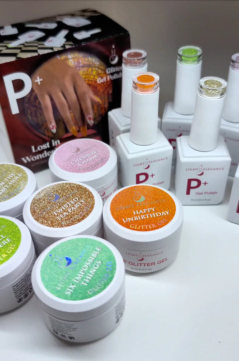 P+ Gel Polish Wonderland Glitter Set