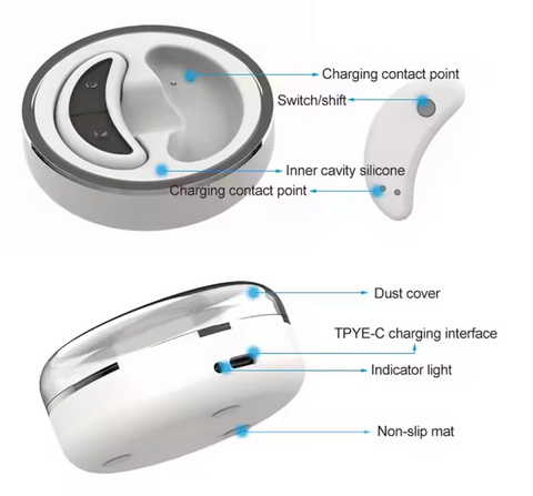 LED Eye Care Therapy Ems Massager