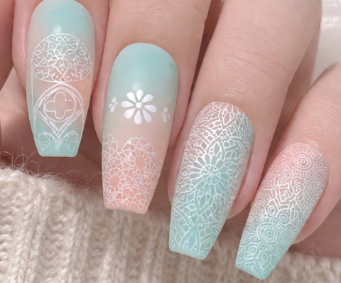 Nail Stamping Plate — Mandala Design
