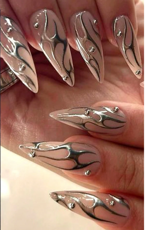 Nail Stamping Plate — Y2K Punk