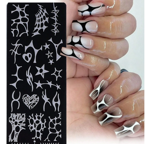 Nail Stamping Plate — Y2K Punk