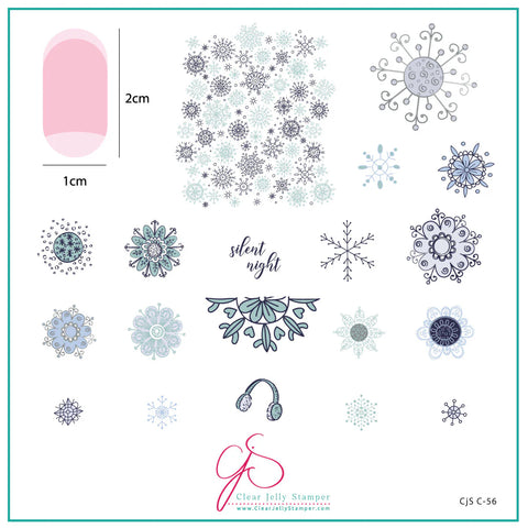 Clear Jelly Stamper - Silent Night Plate