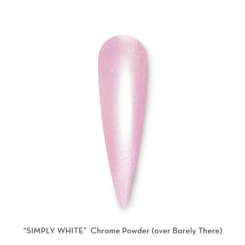 Fuzion Simply White Chrome Powder - DK BEAUTY