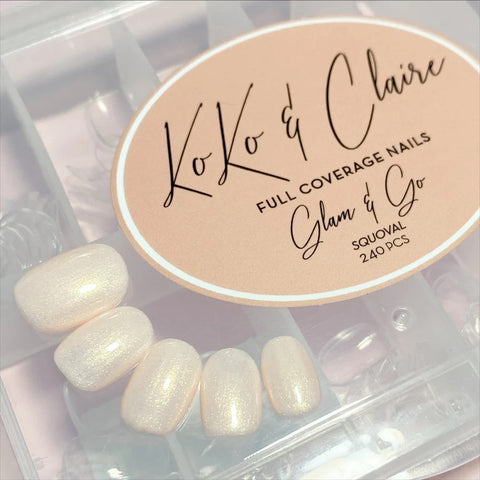 KoKo & Claire Glam & Go Tips Squoval