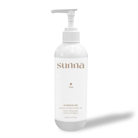 SunnaTan Cactus & Agave Anti Aging Body Oil w/Pump 8oz