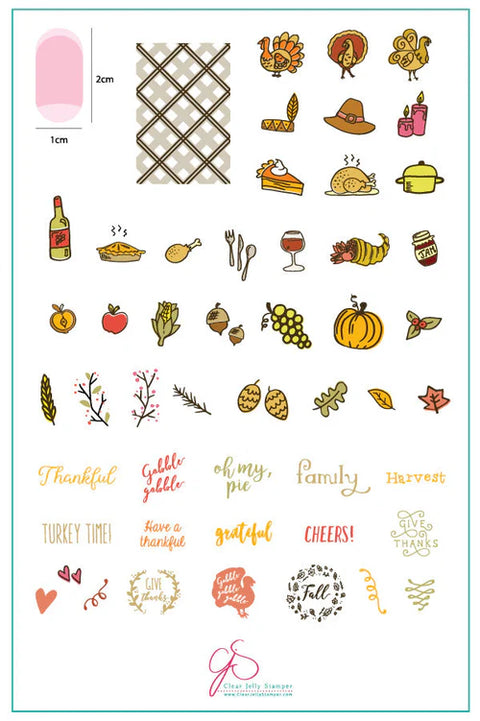 CJS - Give Thanks Stamping Plate