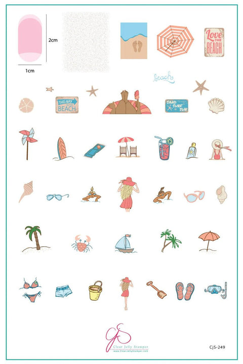 Clear Jelly This Way to the Beach - DK BEAUTY