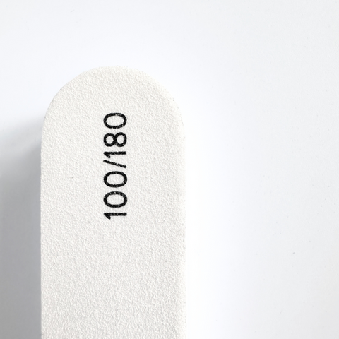 White Sponge File - 100/180 (pack of 12)