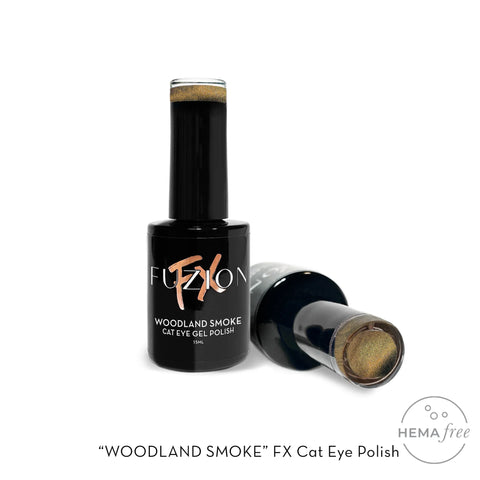 Fuzion Woodland Smoke Cat Eye FX Gel Polish
