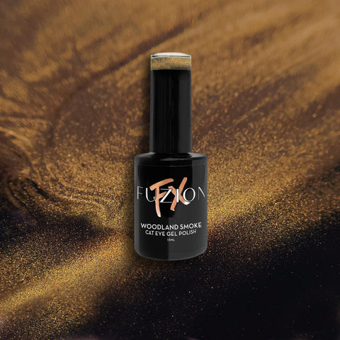 Fuzion Woodland Smoke Cat Eye FX Gel Polish