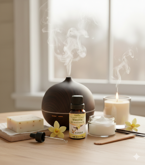 100% Pure Natural Vanilla Essential Oil. 10 ml
