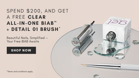 Get a FREE All In One BIAB + Detail Brush