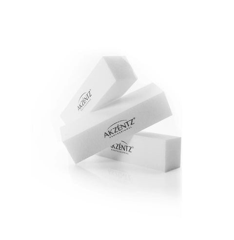Akzentz White Buffing Block (12) - DK BEAUTY