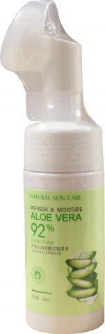 Aloe Vera Foam Cleanser w/Brush