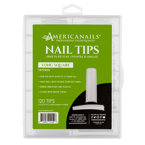 americanails Long Square tips