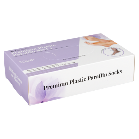 Premium Plastic Paraffin Socks 100ct