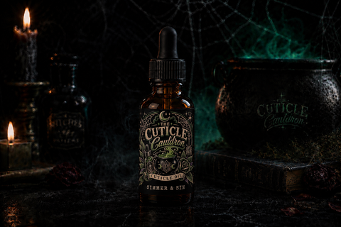 The Cuticle Cauldron Simmer & Sin Home Fragrance – Bottle