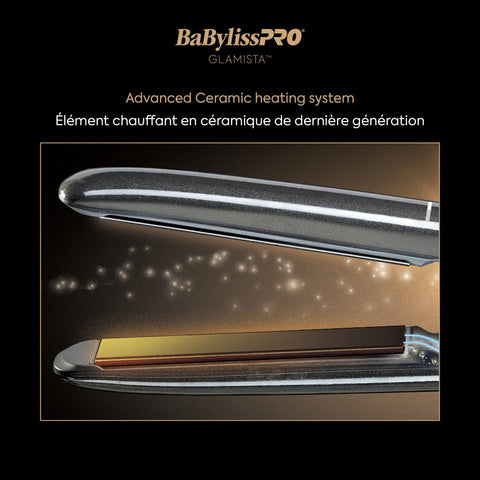 BaBylissPro GLAMISTA Professional Flat Iron - DK BEAUTY