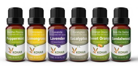 Pack of 40 pure natural essential oil 10 ml (2 x 20 oils)