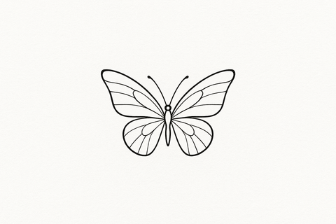 butterfly tiny tattoo