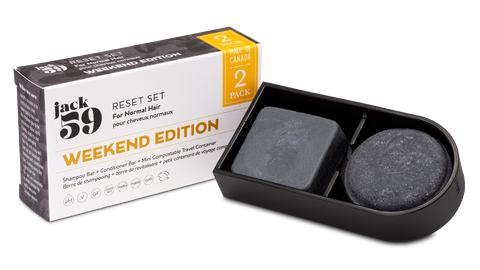 Jack59 Inc. - Weekend Edition - Travel Shampoo & Conditioner Bars - Jack59