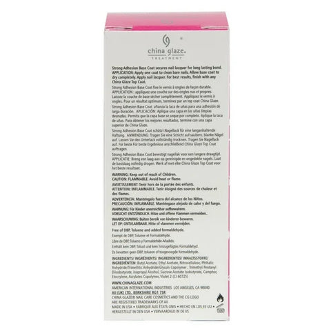 China Glaze Strong Adhesion Base Coat