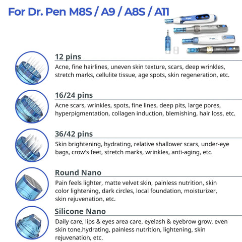 Dr. Pen M8S Micro-needling Device Kit (17 Piece)