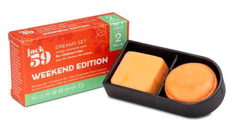 Jack59 Inc. - Weekend Edition - Travel Shampoo & Conditioner Bars - Jack59