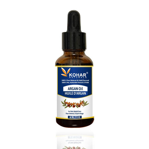 100% Pure Natural Cold Pressed Moroccan Argan Oil. 60 ml