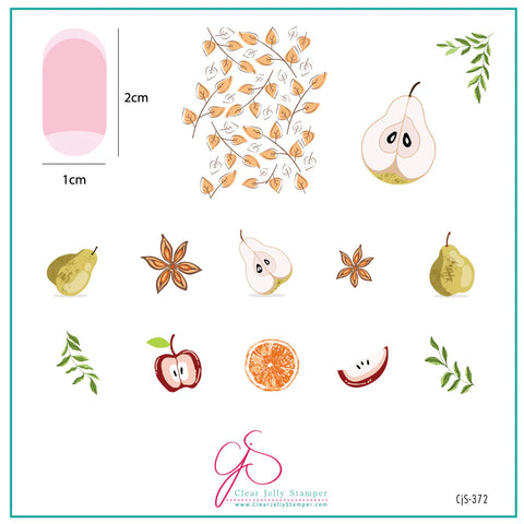 CJS Autumn Orchard Stamping Plate