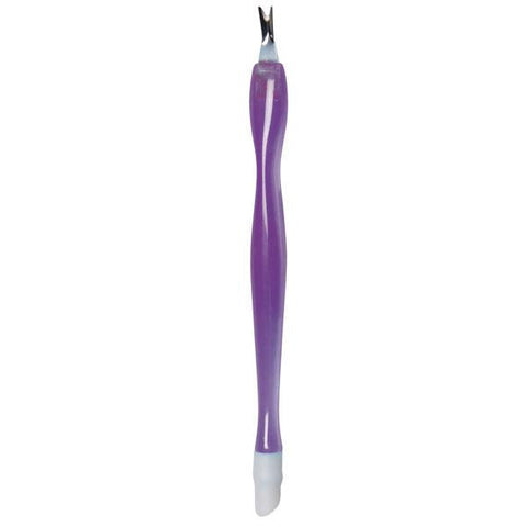 Purple Cuticle Pusher & Shear