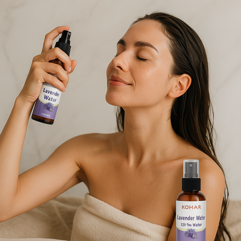 100% Natural Lavender Water Spray. alcohol free. 120 ml