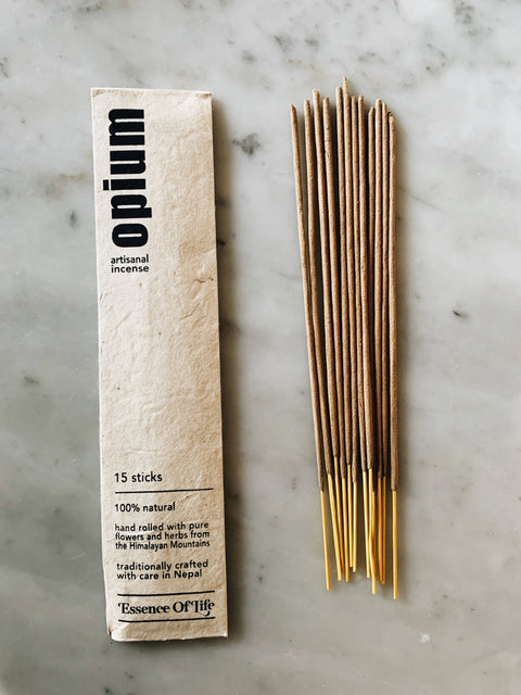 Essence of Life Organics - Handcrafted 100% Natural Artisanal incense, Opium