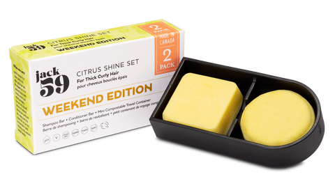Jack59 Inc. - Weekend Edition - Travel Shampoo & Conditioner Bars - Jack59
